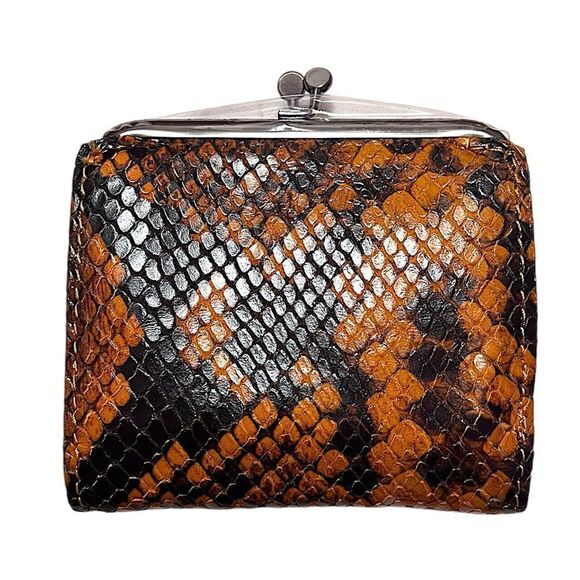 Patricia Nash Genuine Leather Astor Wallet Autumn Python Collection NWT - Picture 5 of 8